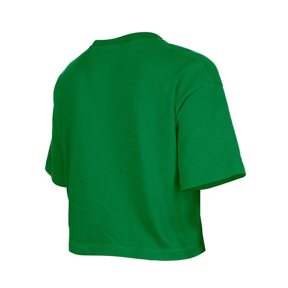 Philadelphia Eagles New Era Girl's Flip Sequin Boxy T-Shirt - Kelly Green T-shirts