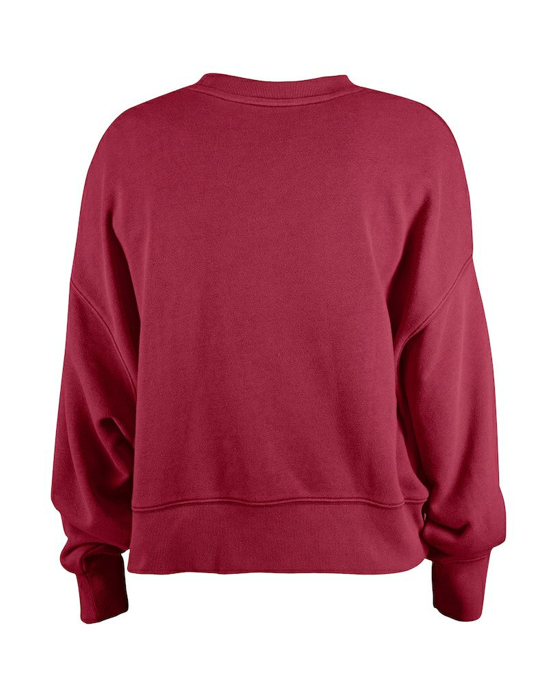 Washington Commanders New Era Girl's Flip Sequin Sweatshirt - Burgundy Sweatshirts