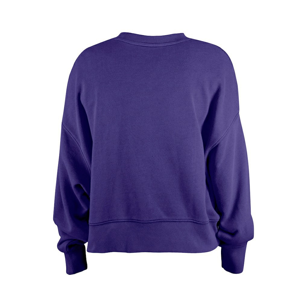 Minnesota Vikings New Era Girl's Flip Sequin Sweatshirt - Purple Sweatshirts