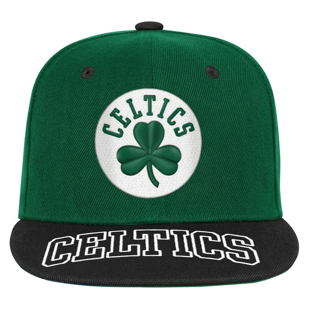 Boston Celtics Outerstuff Youth Two-Tone Snapback Hat Kelly Green/Black outlet