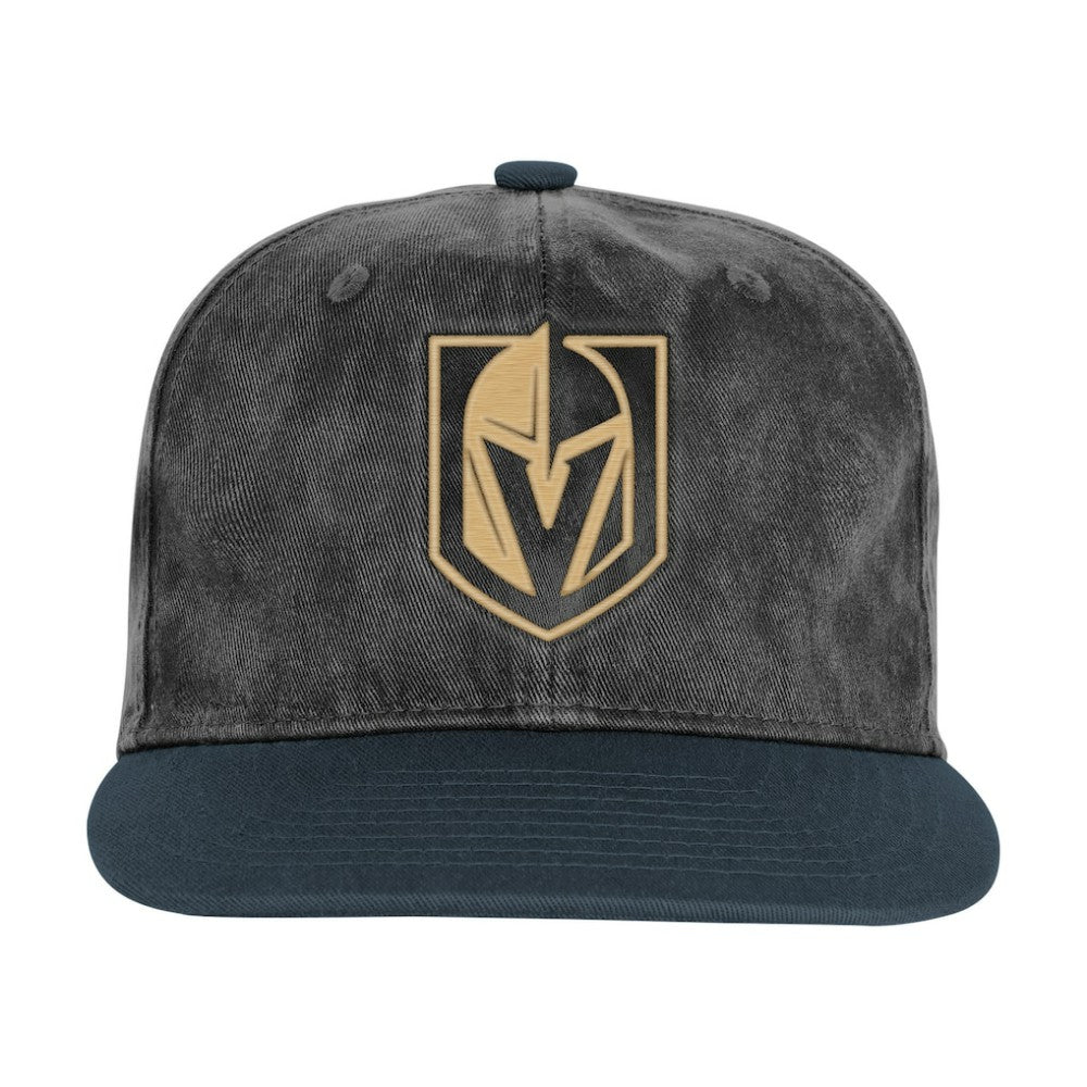 Vegas Golden Knights Outerstuff Youth True Retro Deadstock Adjustable Hat - Silver/Black | US 202603238