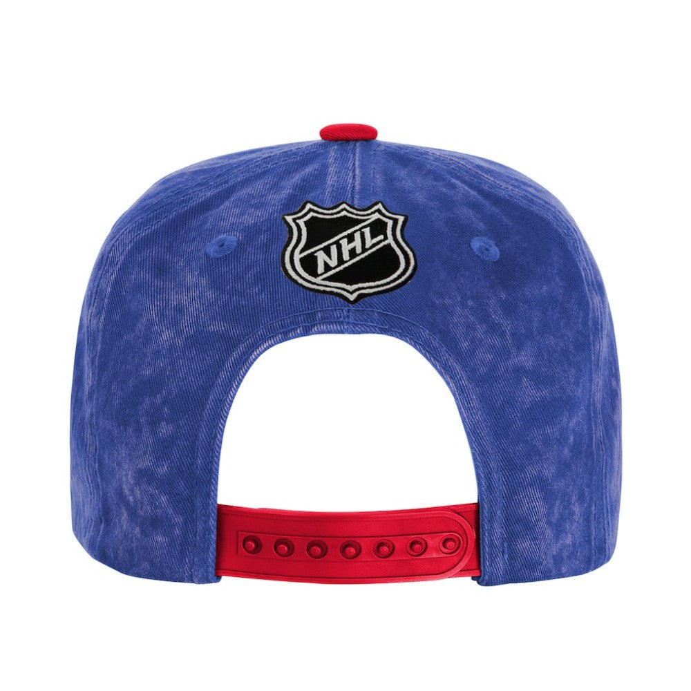New York Rangers Outerstuff Youth True Retro Deadstock Adjustable Hat - Royal/Red | US 202603239