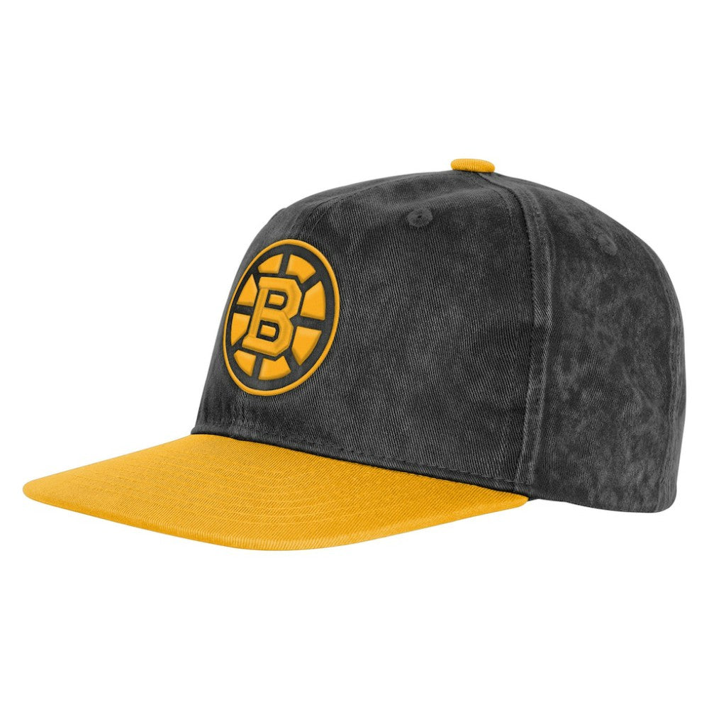Boston Bruins Outerstuff Youth True Retro Deadstock Adjustable Hat - Black/Gold | US 202603249