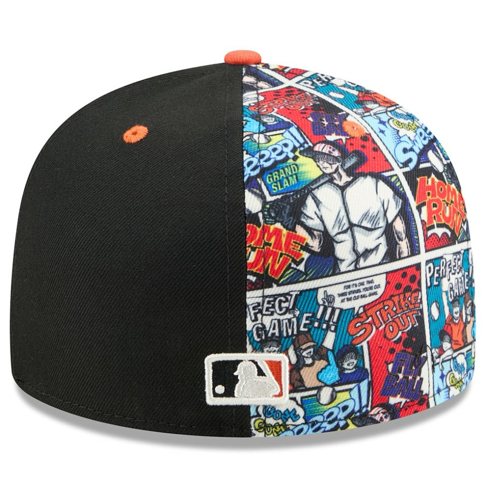 Baltimore Orioles New Era 2025 MLB Diamond Hero Edition 59FIFTY Fitted Hat - Black/Orange Hats