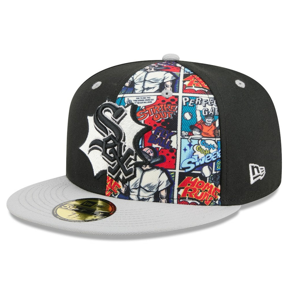 Chicago White Sox New Era 2025 MLB Diamond Hero Edition 59FIFTY Fitted Hat - Black/Gray Hats