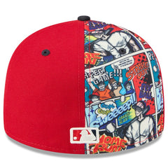 Washington Nationals New Era 2025 MLB Diamond Hero Edition Low Profile 59FIFTY Fitted Hat - Red/Navy Hats
