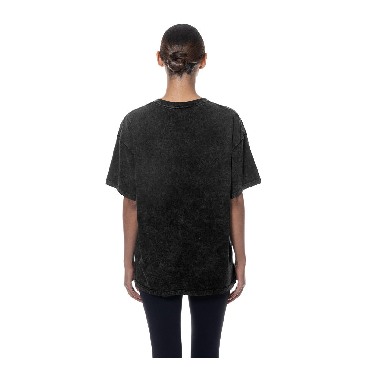 Minnesota Timberwolves Women's Throwback Mineral Wash Oversized T-Shirt Black - New Era outlet