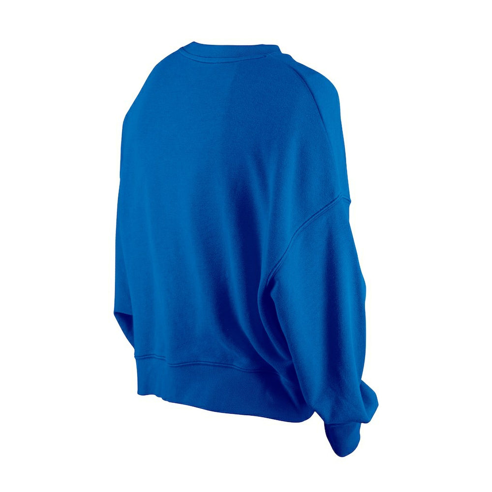 Dallas Mavericks Women's Boxy Throwback Mineral Wash Sweatshirt Blue - New Era