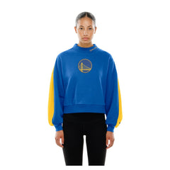 Golden State Warriors Women's Sport Night Balloon Sleeves Sweatshirt Royal - New Era