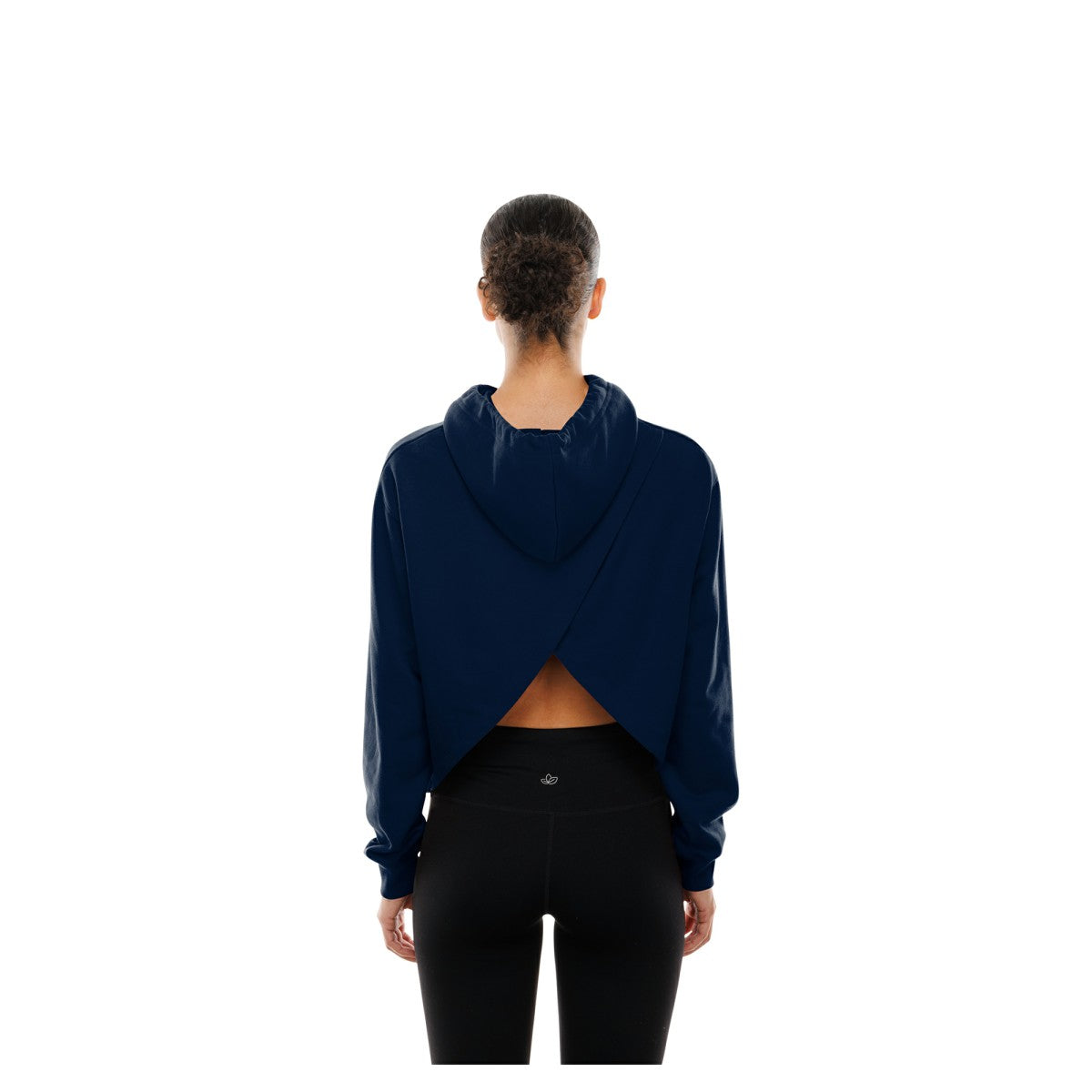 Minnesota Timberwolves Women's Glam Game Open Back Hoodie Navy - New Era