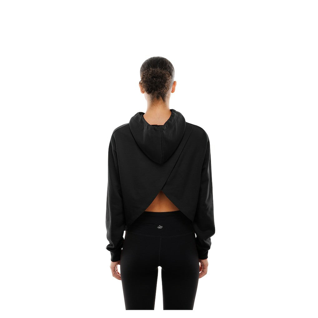 Chicago Bulls Women's Glam Game Open Back Hoodie Black - New Era outlet