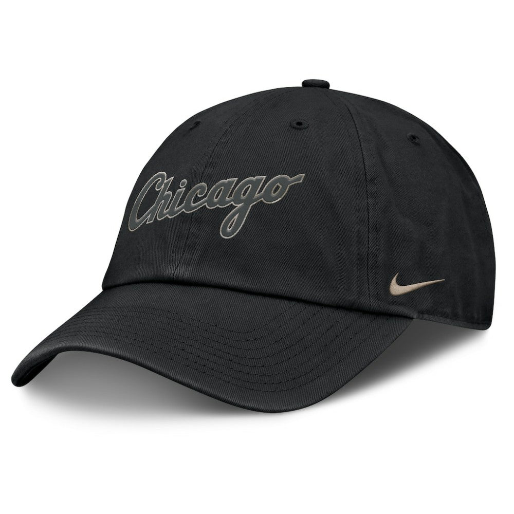 Chicago White Sox Nike Camo Pack Club Adjustable Hat - Black Hats