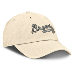 Atlanta Braves Nike Camo Pack Club Adjustable Hat - Natural Hats