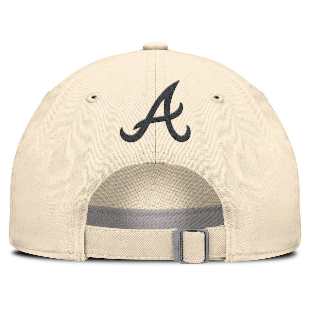 Atlanta Braves Nike Camo Pack Club Adjustable Hat - Natural Hats