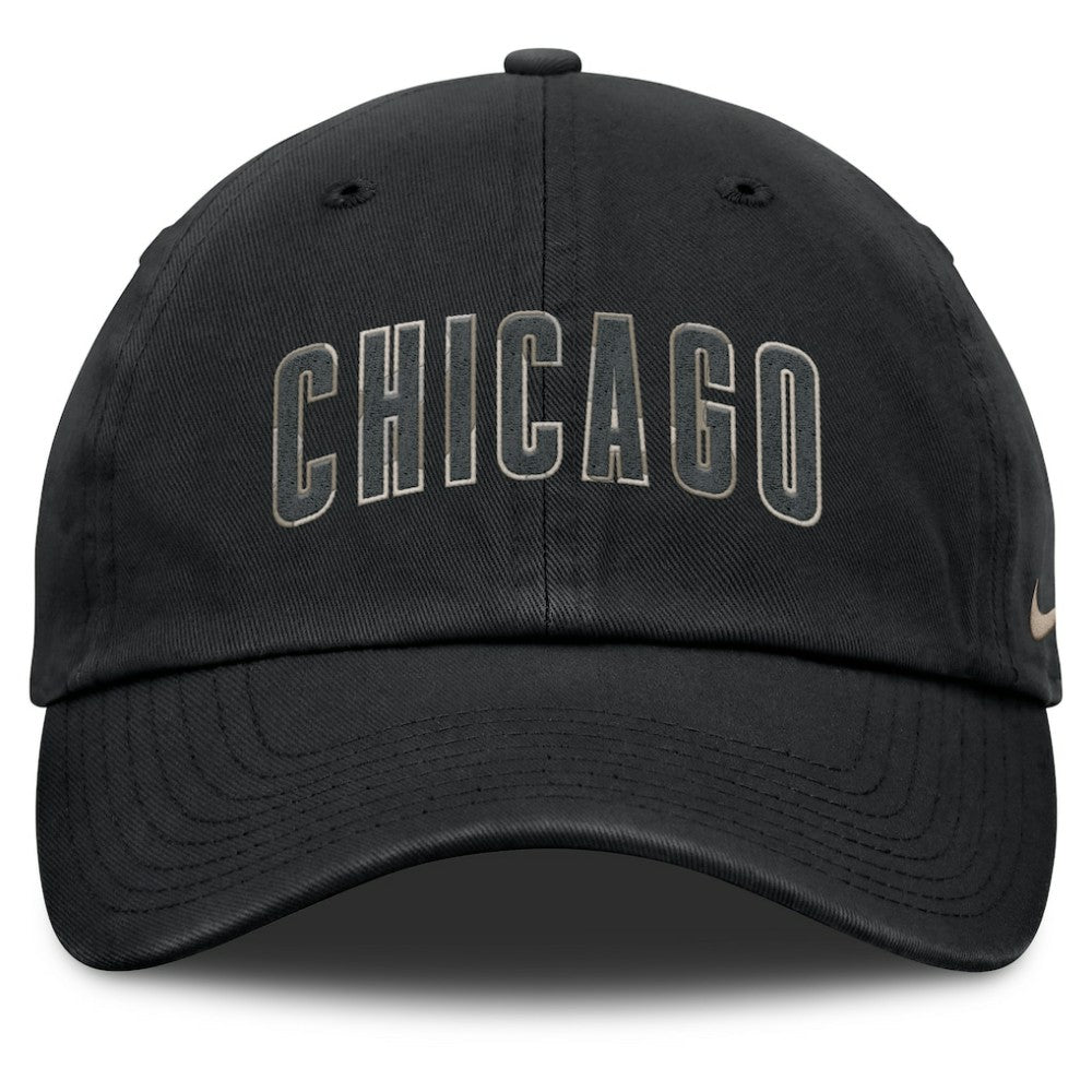 Chicago Cubs Nike Camo Pack Club Adjustable Hat - Black Hats