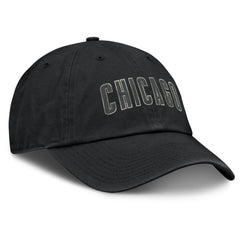 Chicago Cubs Nike Camo Pack Club Adjustable Hat - Black Hats