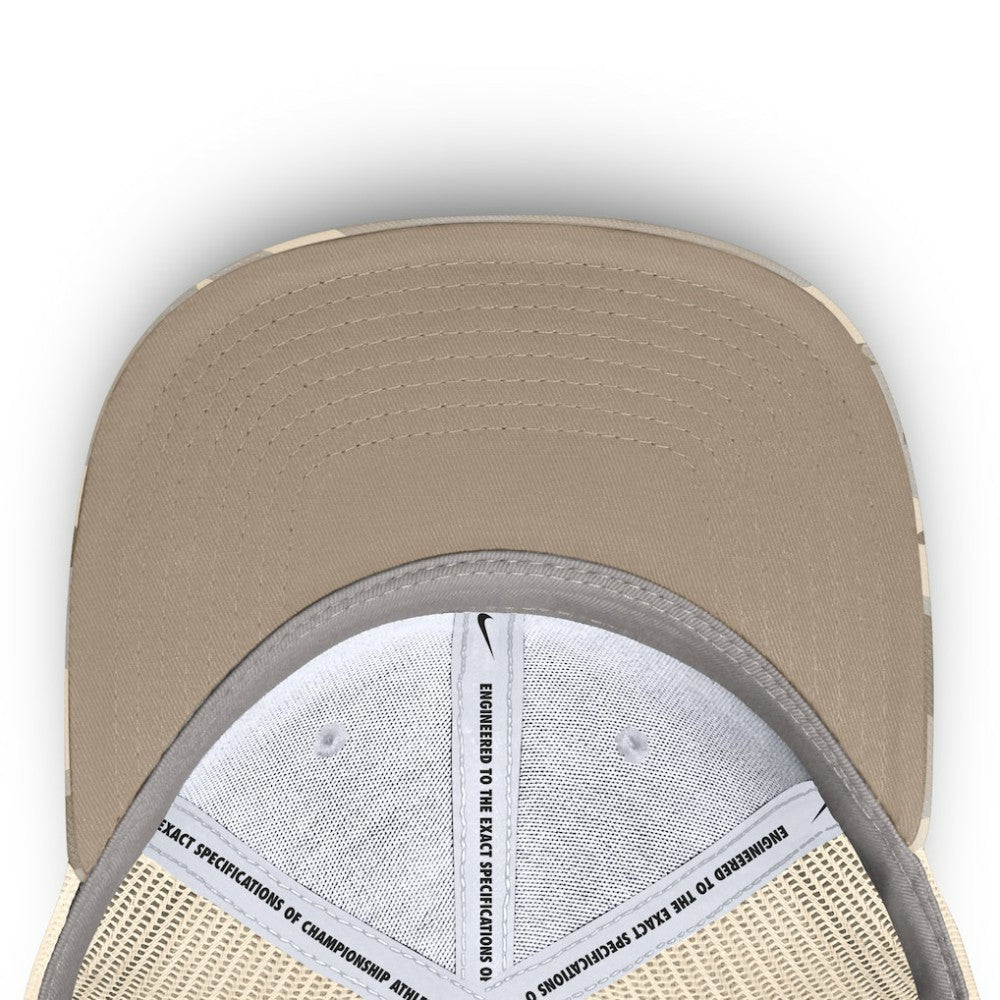 Colorado Rockies Nike Camo Natural Pack Rise Adjustable Trucker Hat - Natural Hats