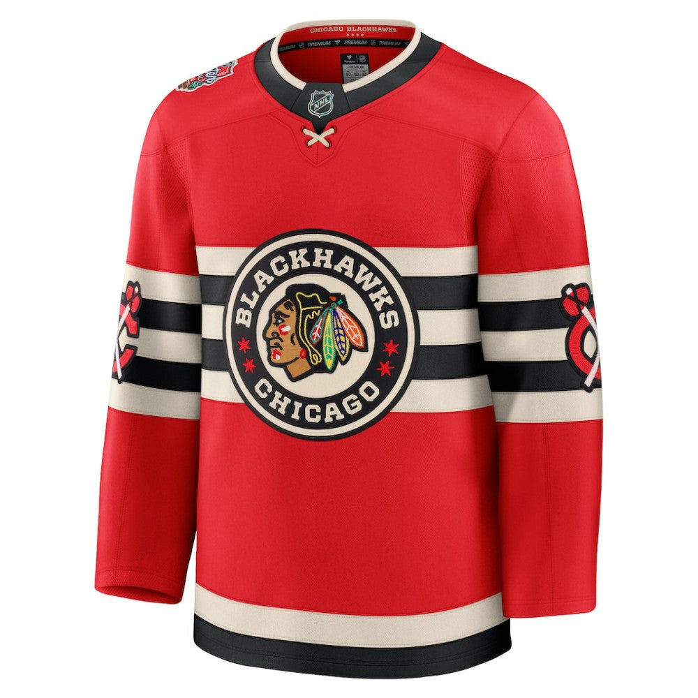 Chicago Blackhawks Fanatics 2025 NHL Winter Classic Premium Jersey - Red | US 202619581