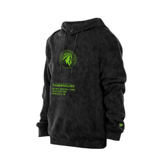 Minnesota Timberwolves Sport Night Mineral Wash Pullover Hoodie Black - New Era