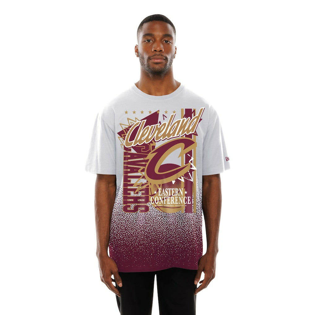 Cleveland Cavaliers Injection Sport Classics T-Shirt White - New Era