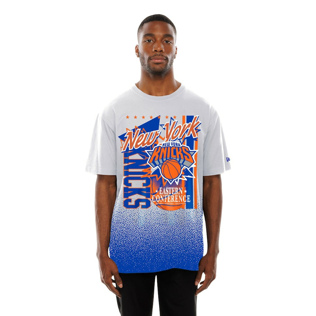 New York Knicks Injection Sport Classics T-Shirt White - New Era
