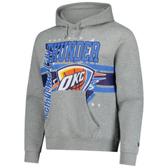 Oklahoma City Thunder Injection Sport Classics Fleece Hoodie Heather Gray - New Era