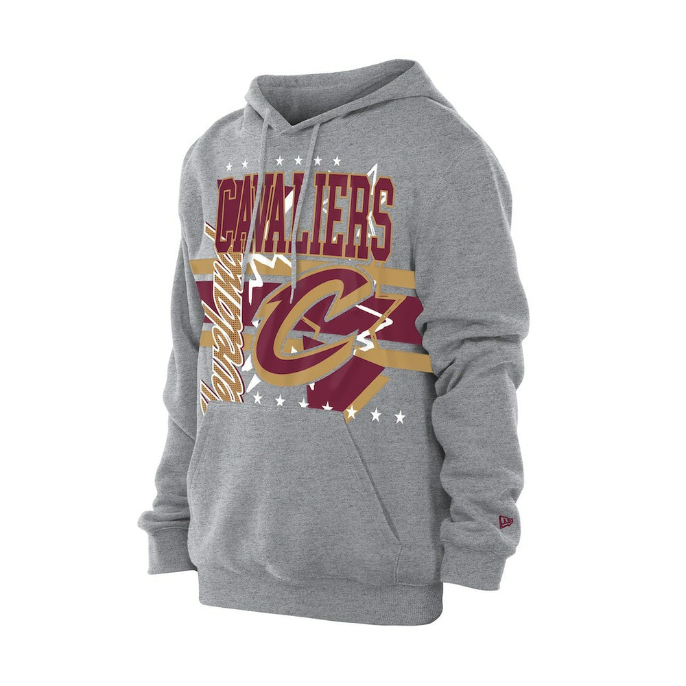 Cleveland Cavaliers Injection Sport Classics Fleece Hoodie Heather Gray - New Era outlet