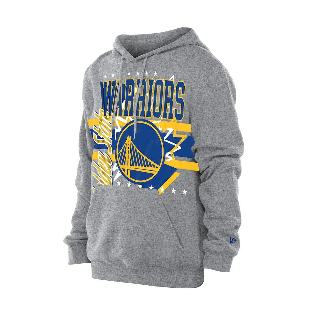 Golden State Warriors Injection Sport Classics Fleece Hoodie Heather Gray - New Era