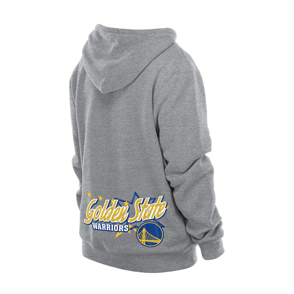 Golden State Warriors Injection Sport Classics Fleece Hoodie Heather Gray - New Era