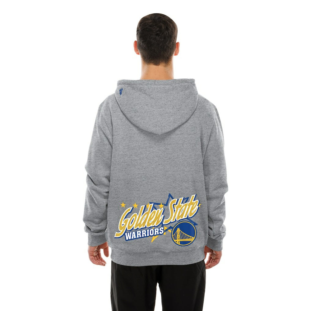 Golden State Warriors Injection Sport Classics Fleece Hoodie Heather Gray - New Era