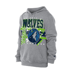 Minnesota Timberwolves Injection Sport Classics Fleece Hoodie Heather Gray - New Era