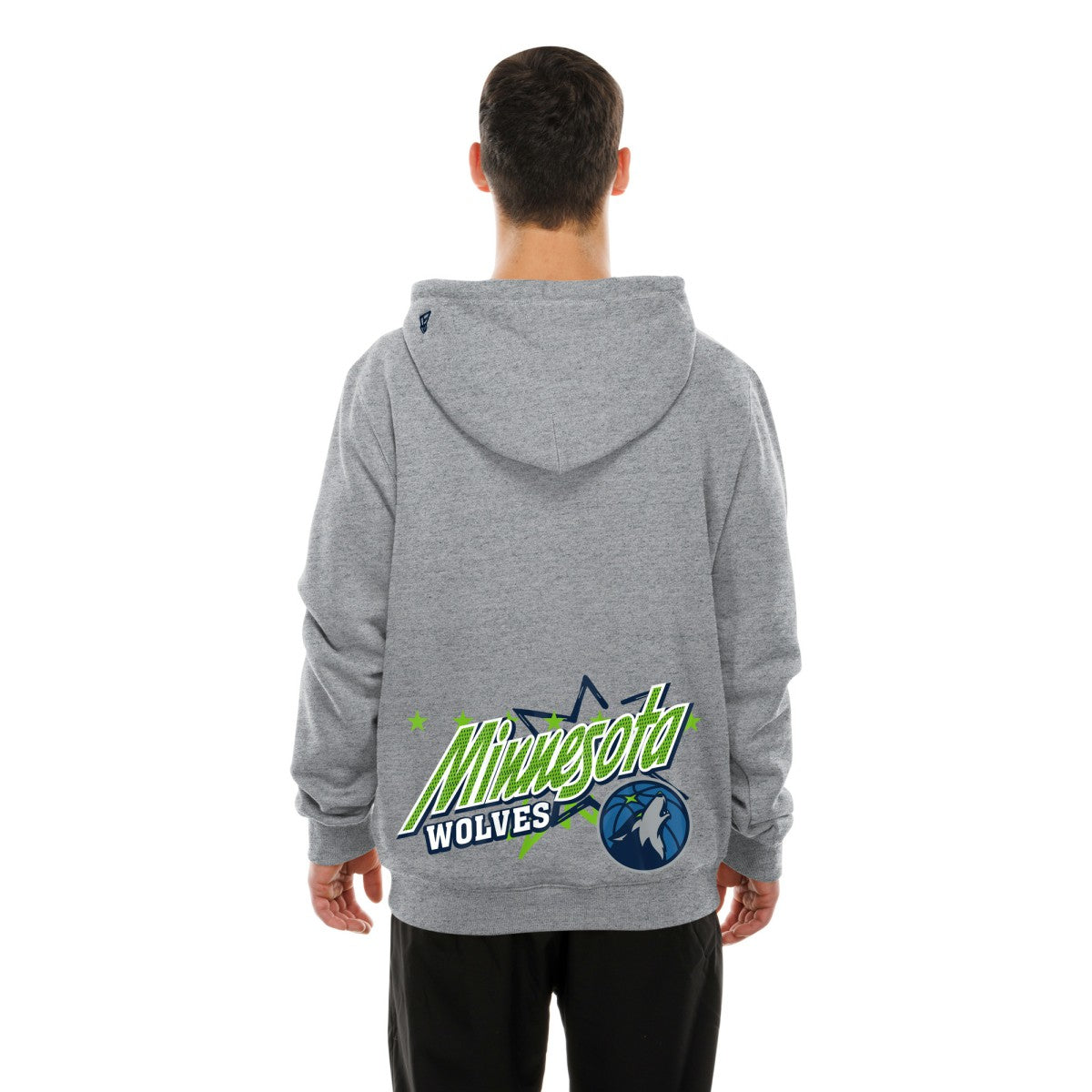 Minnesota Timberwolves Injection Sport Classics Fleece Hoodie Heather Gray - New Era