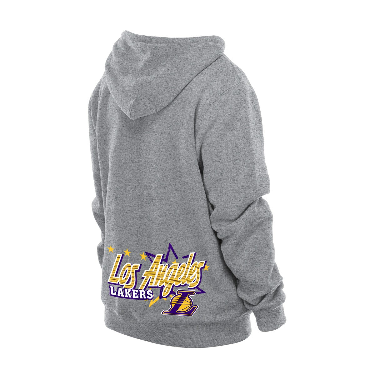 Los Angeles Lakers Injection Sport Classics Fleece Hoodie Heather Gray - New Era