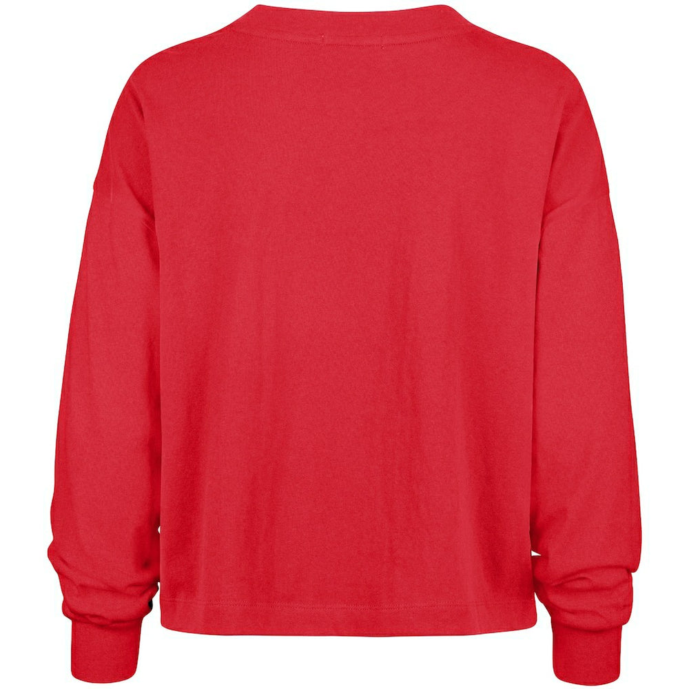 Kansas City Chiefs '47 Women's Outreach City Oversized Long Sleeve T-Shirt - Red T-shirts
