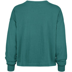 Miami Dolphins '47 Women's Outreach City Oversized Long Sleeve T-Shirt - Aqua T-shirts