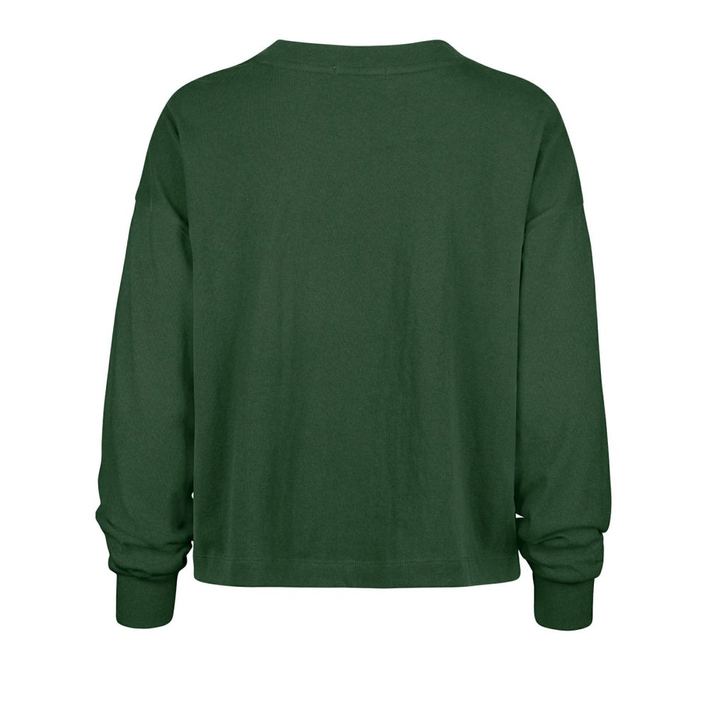 Green Bay Packers '47 Women's Outreach City Oversized Long Sleeve T-Shirt - Green T-shirts