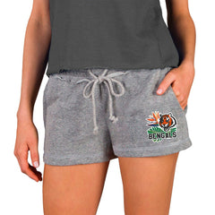 Cincinnati Bengals Concepts Sport Women's Mainstream Terry Shorts - Gray Shorts