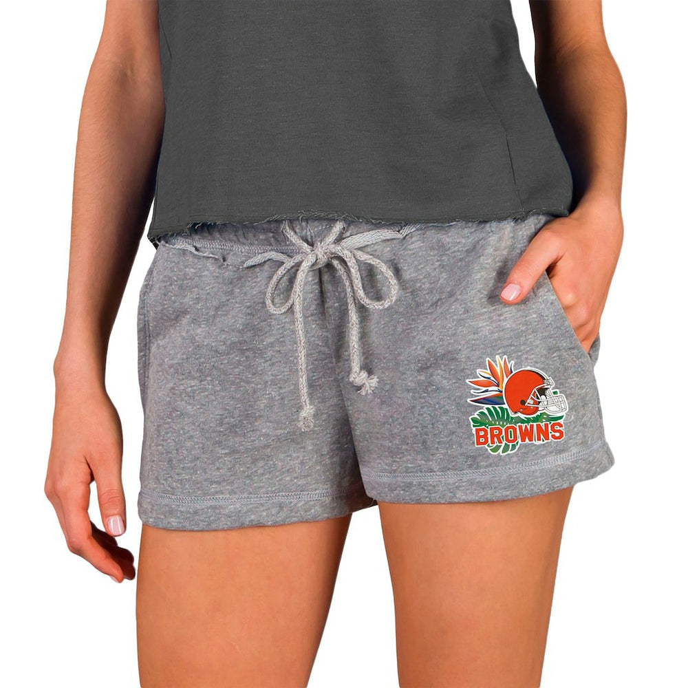 Cleveland Browns Concepts Sport Women's Mainstream Terry Shorts - Gray Shorts
