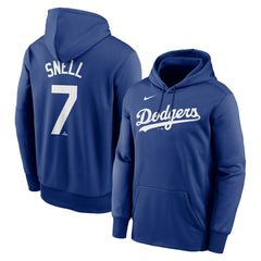 Blake Snell Los Angeles Dodgers Nike Player Name & Number Hoodie - Blue Hoodies