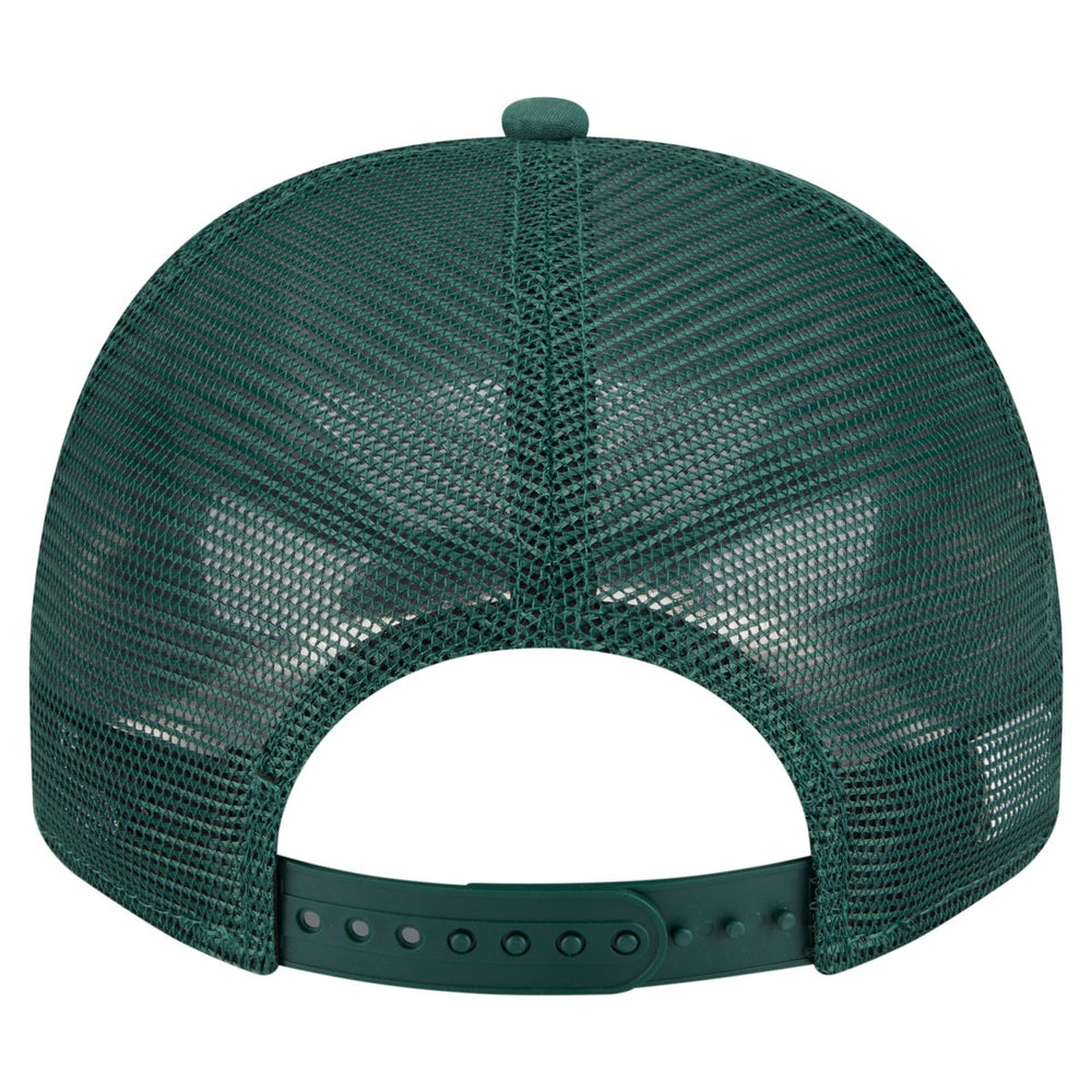 Milwaukee Bucks Vintage Team Rope A-Frame 9FIFTY Snapback Hat Hunter Green - New Era