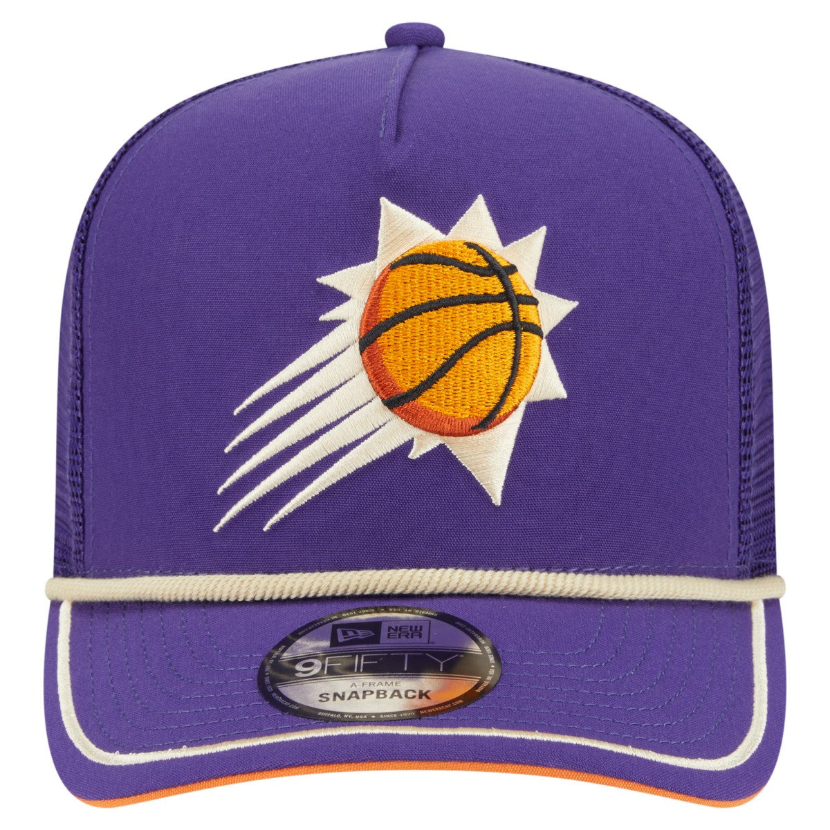 Phoenix Suns Vintage Team Rope A-Frame 9FIFTY Snapback Hat Purple - New Era