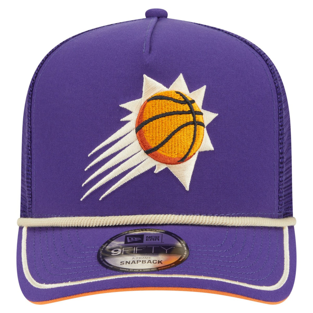 Phoenix Suns Vintage Team Rope A-Frame 9FIFTY Snapback Hat Purple - New Era