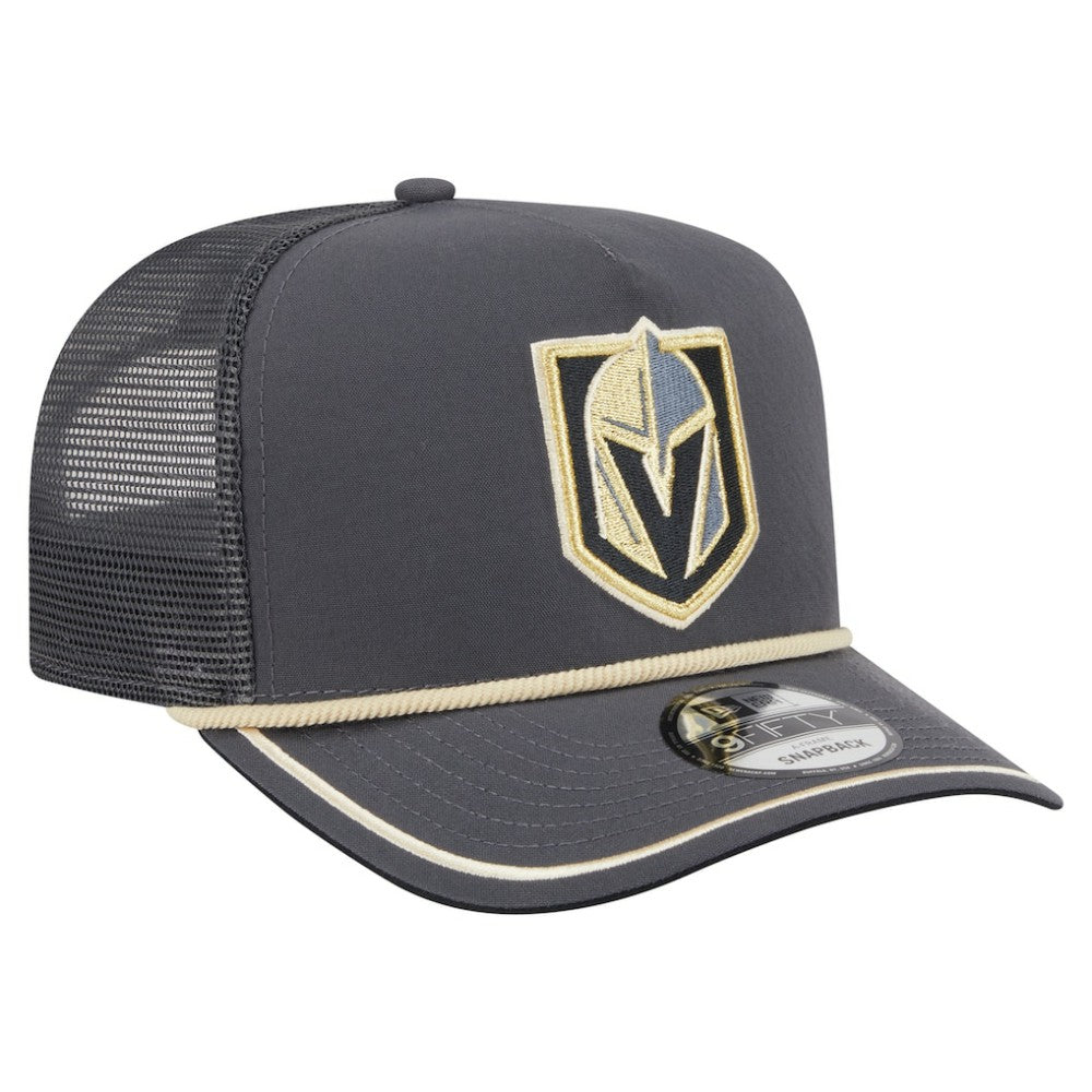 Vegas Golden Knights New Era Vintage Team Rope A-Frame 9FIFTY Snapback Hat - Gray | US 202620644