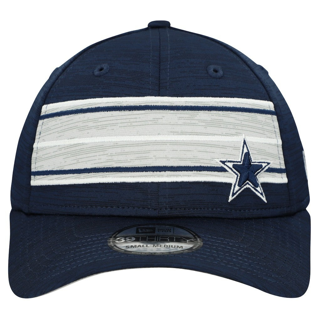 Dallas Cowboys New Era Stripes 39THIRTY Flex Hat - Navy Hats