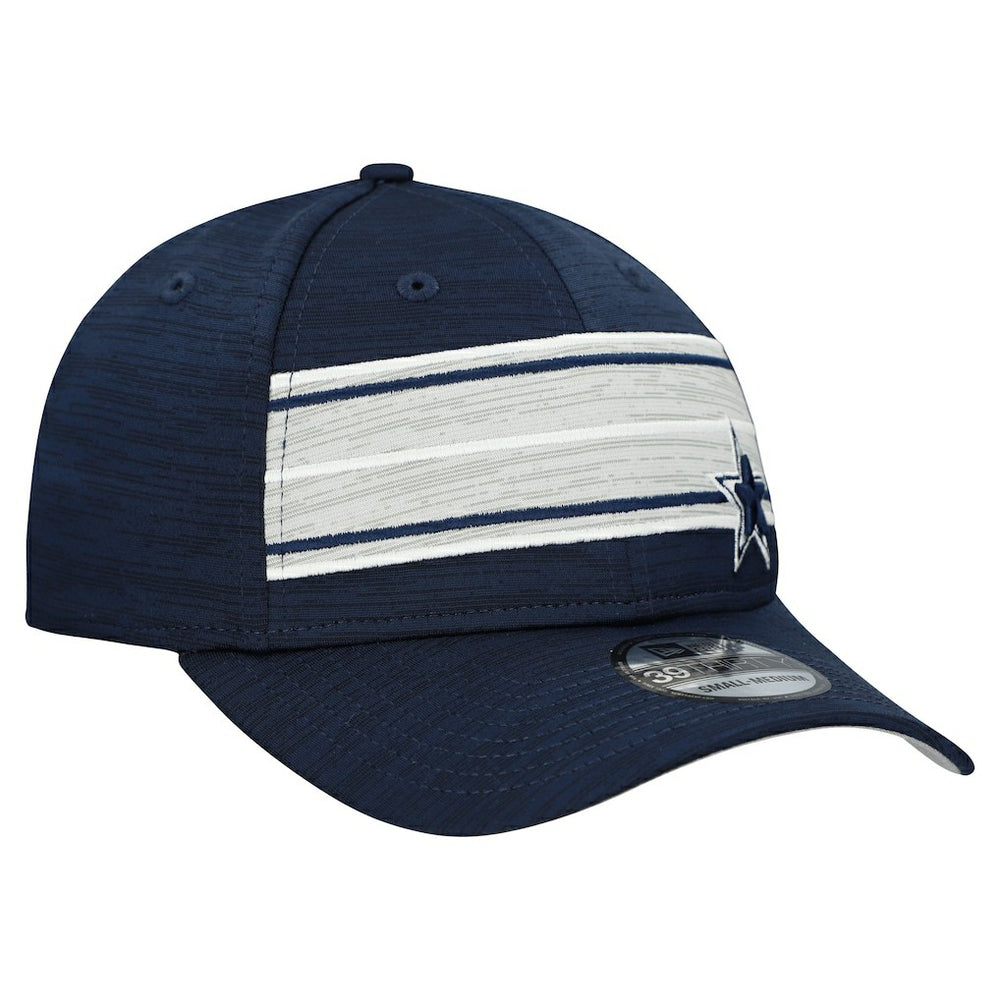 Dallas Cowboys New Era Stripes 39THIRTY Flex Hat - Navy Hats