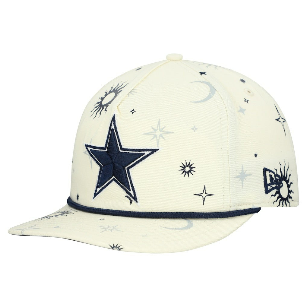 Dallas Cowboys New Era Celestial Golfer Snapback Hat - Stone Hats