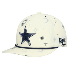 Dallas Cowboys New Era Celestial Golfer Snapback Hat - Stone Hats