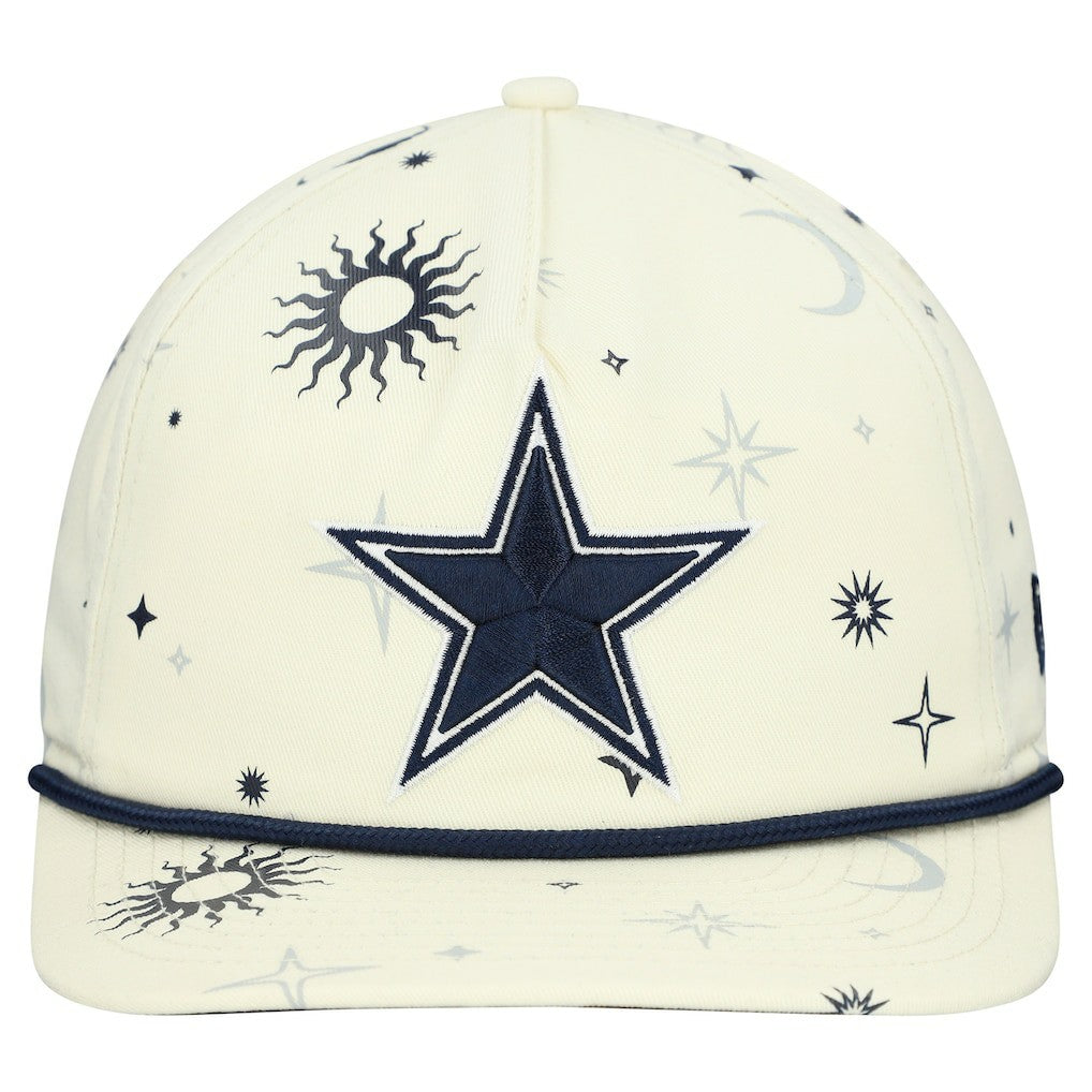 Dallas Cowboys New Era Celestial Golfer Snapback Hat - Stone Hats