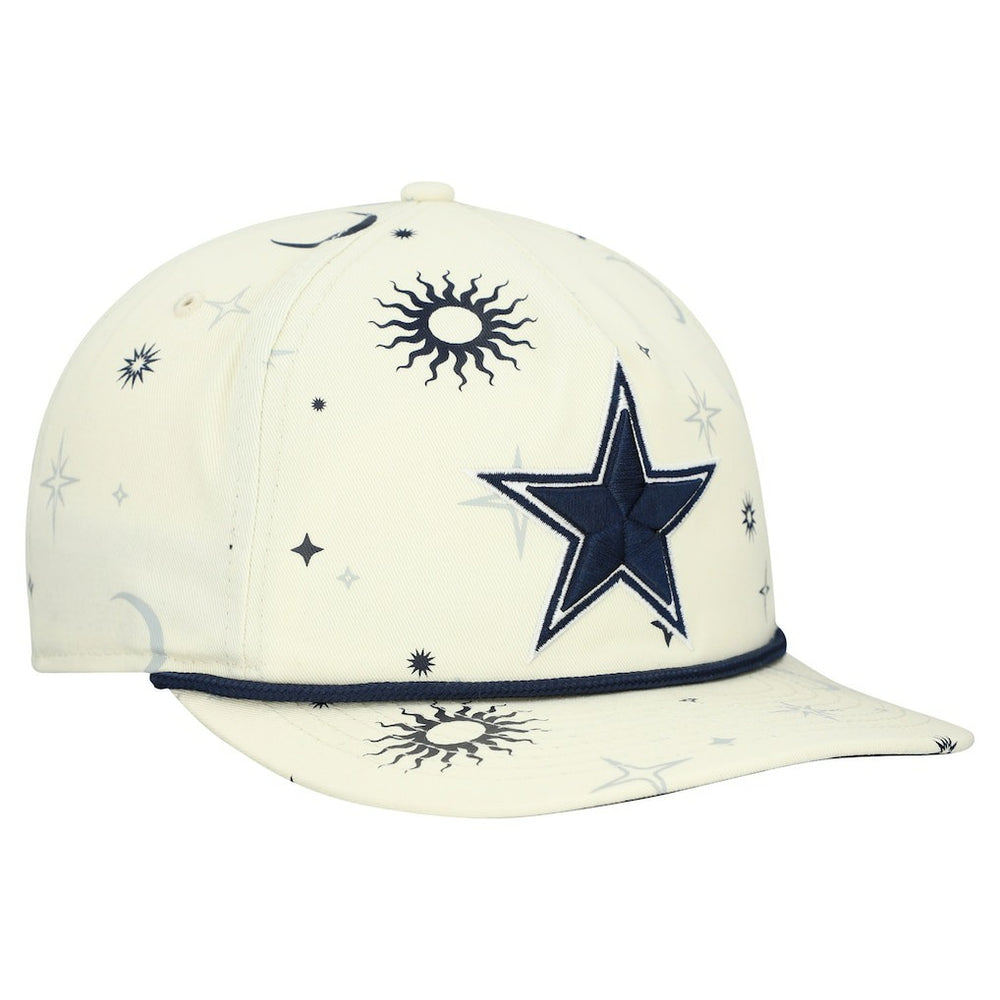 Dallas Cowboys New Era Celestial Golfer Snapback Hat - Stone Hats