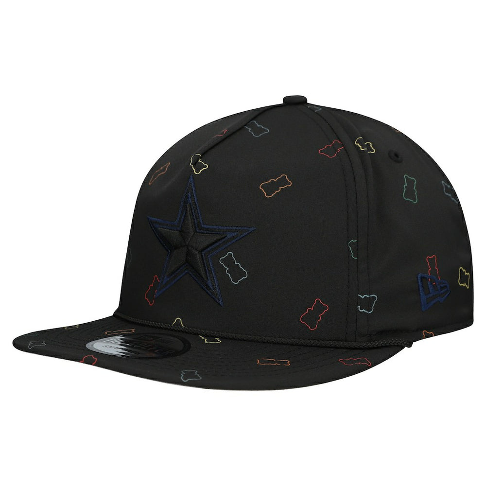 Dallas Cowboys New Era Gummy Golfer Snapback Hat - Black Hats